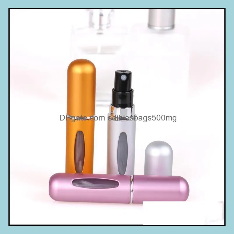 New Cosmetic Spray Bottle Sub-Fillable Portable 6ml Alcohol Liquid Carry-on Empty FWE8789