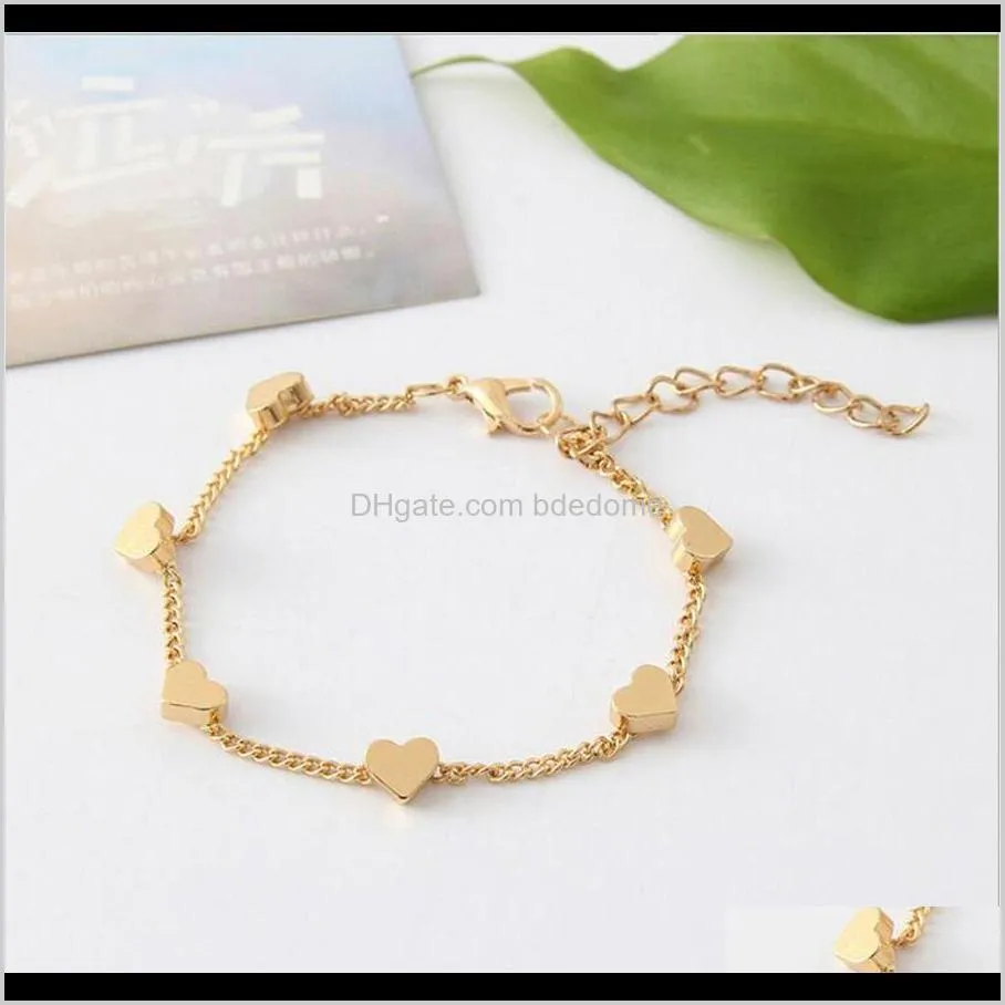 fashion jewelry stars shape silver or gold colour metal plated chain for women foot anklet small gift