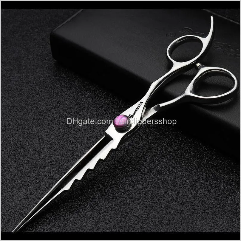 6.5&6 inch japan 440c high hardness professional hairdressing scissors hair shape cutting tool shipping