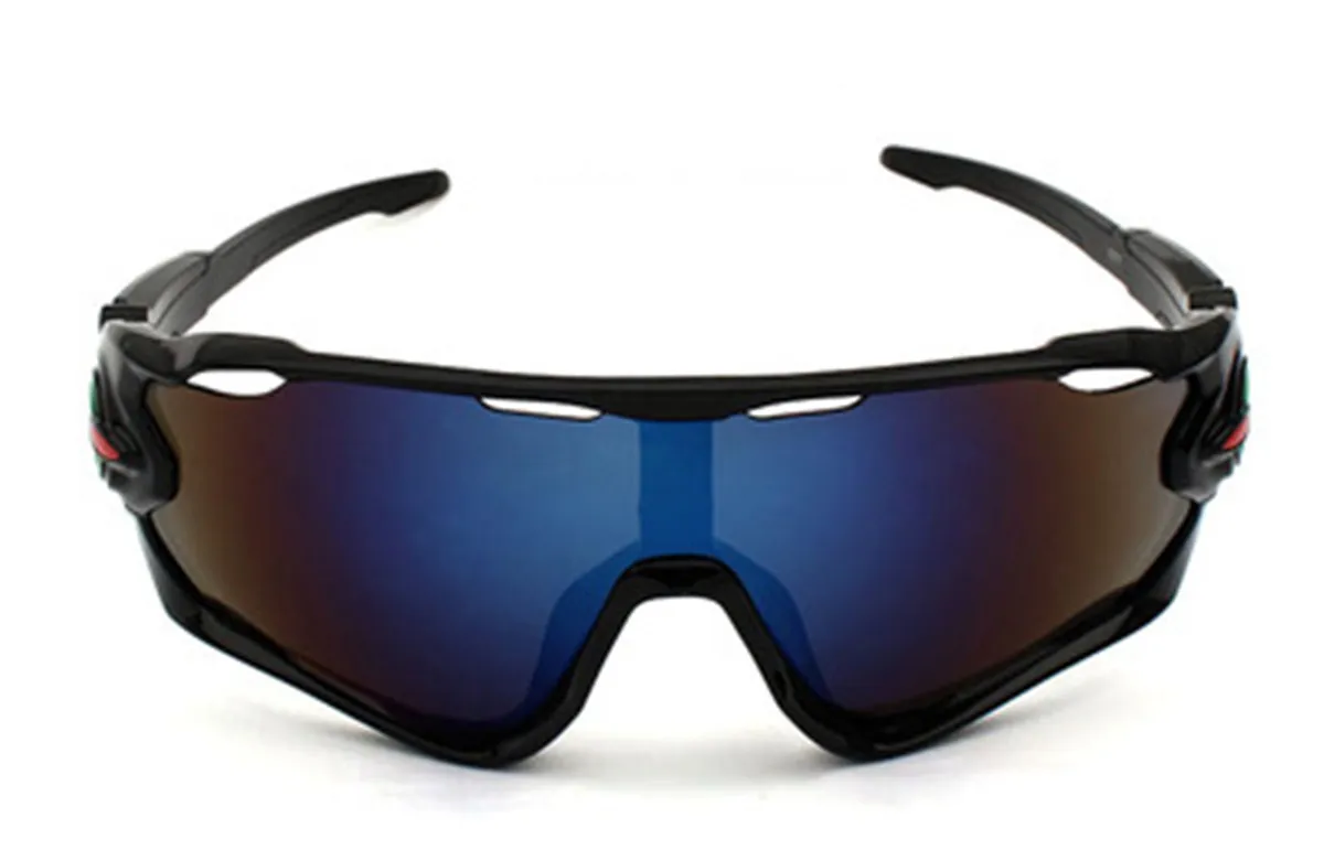 Motorcykel solglasögon utomhuscykling Färg som byter glasögon Sport Män och kvinnors modecykelglasögon PC Drop177N