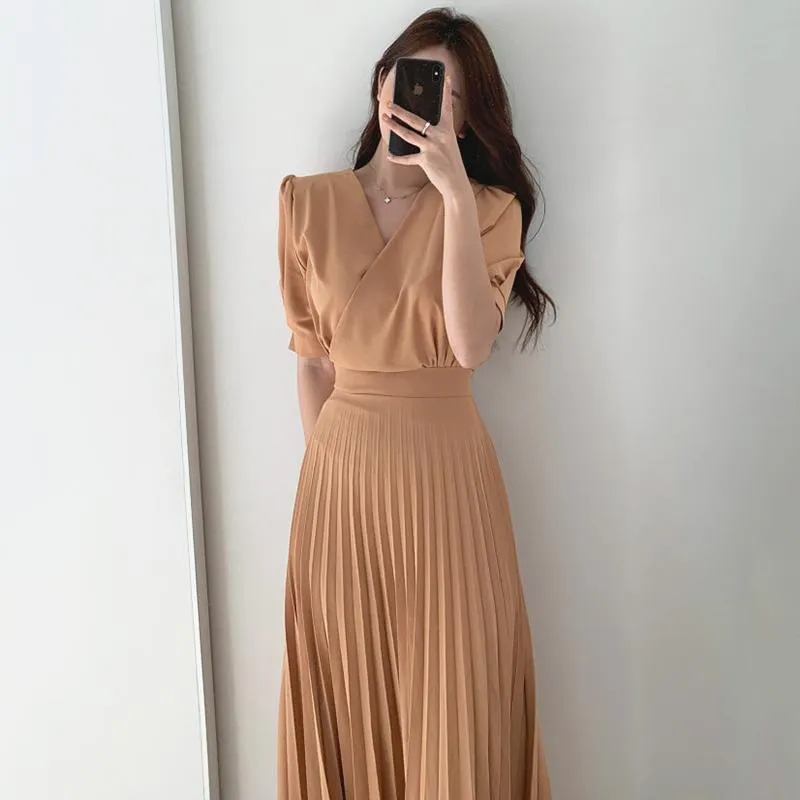 baby blue dress midi Miranda Midi Dress