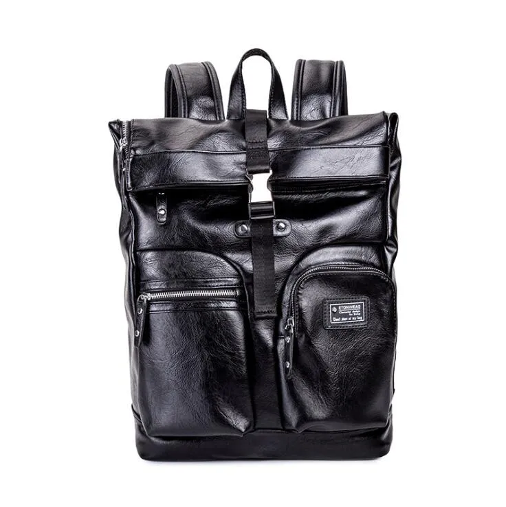 Wholesale brand men handbag high quality leather mens backpack multi-functional compartment computer bag outdoor travel leisure leathers backp