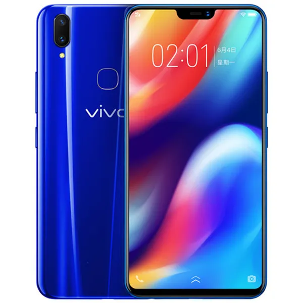 Оригинальный Vivo Z1 4G LTE сотовый телефон 6 ГБ ОЗУ 64 ГБ 128 ГБ ROM Snapdragon 660 OCTA Core Android 6.257 "13.0mp Отпечаток пальца ID Smart Mobile Phone