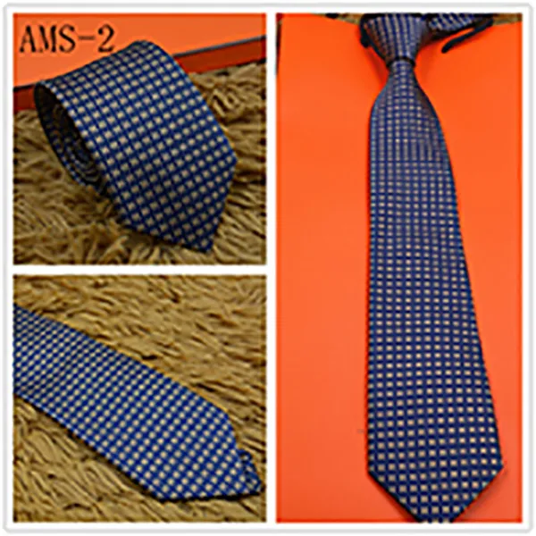 Мужская буква галстука шелковый галстук шаблон печати жаккардовая вечеринка свадебная тканая мода дизайн с коробкой