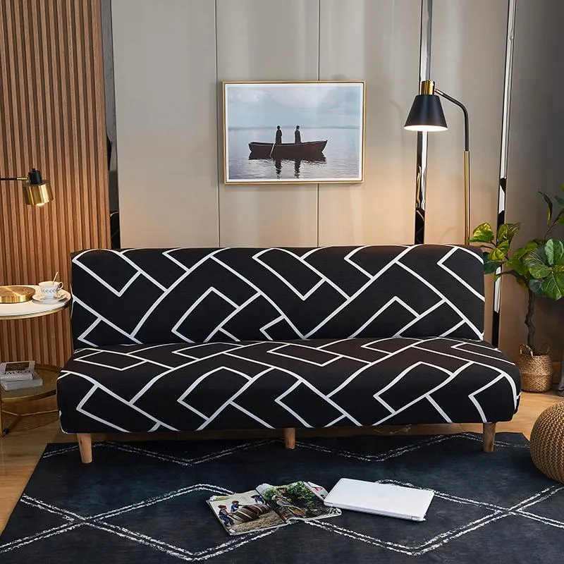 Sandalye, ev el parti için kol dayama elastik kolsuz yıkanabilir modern stil baskılı kanepe yatak kapağı kapsar