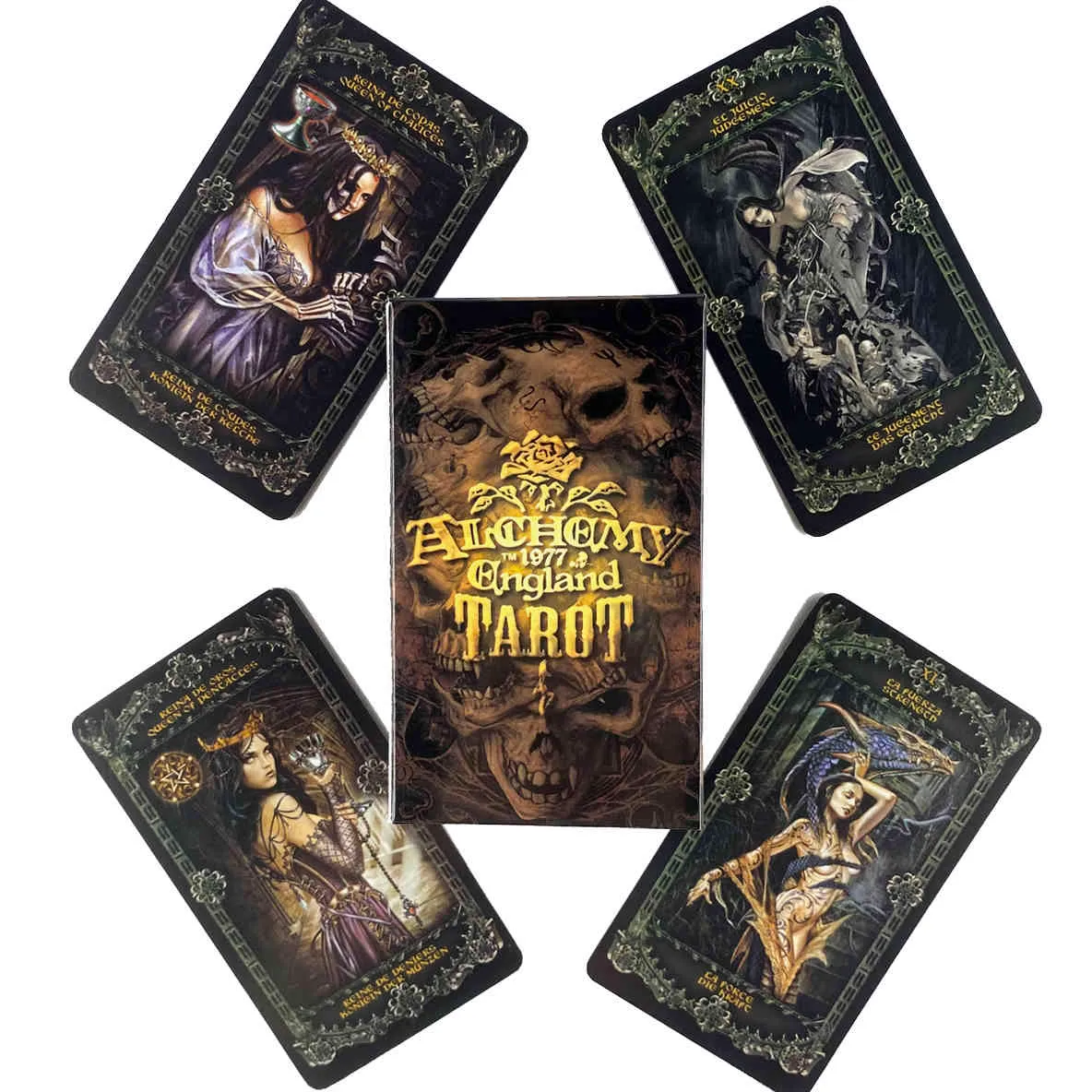 Inglaterra tarot deck lazer partido mesa jogo de alta qualidade Fortune-Telling Profecy oracles cartões com guia de guia