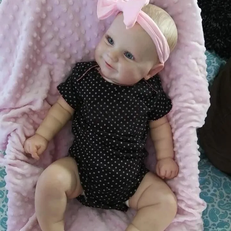 Poupée bébé fille réaliste, fausse poupée bébé de 10 pouces
