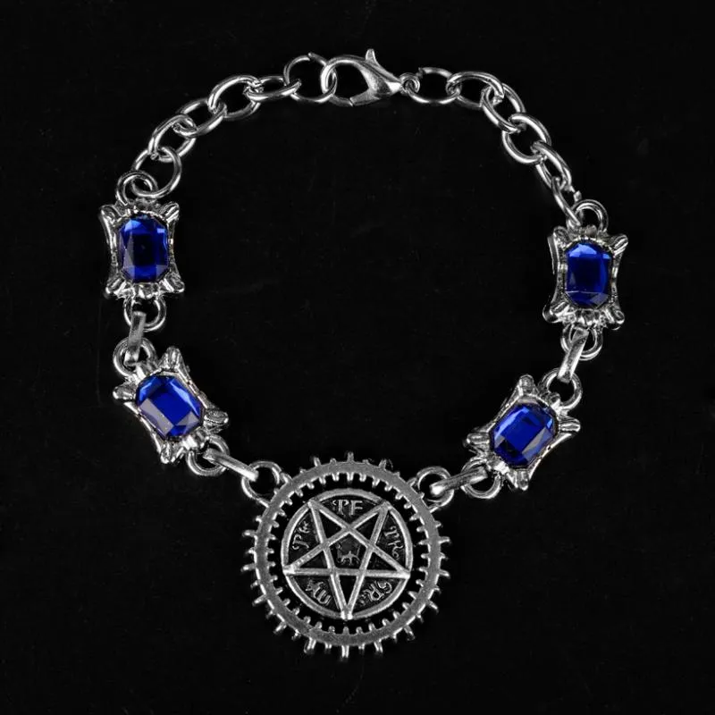 Dongsheng Fashion Movie Xmas Gift Supernatural Charm Bracelets Women Jewelry Multilayer Dean Sam Davils Winchester Souvenir Link, Chain
