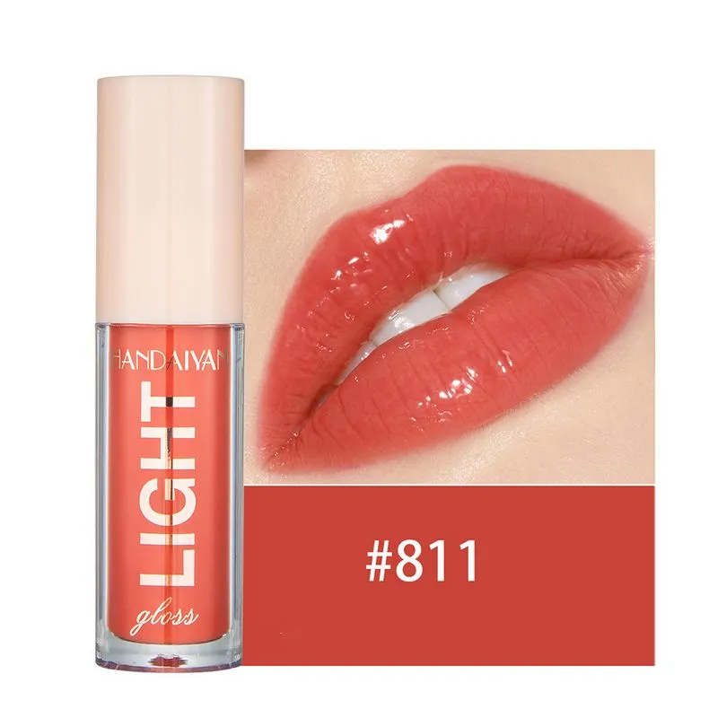 HANDAIYAN 12 Colors Matte shimmer Liquid Lip gloss Moisturizing Pearly Lustre Long-Lasting Smudge-Proof Waterproof Lipstick 144 pcs/lot DHL wholesale