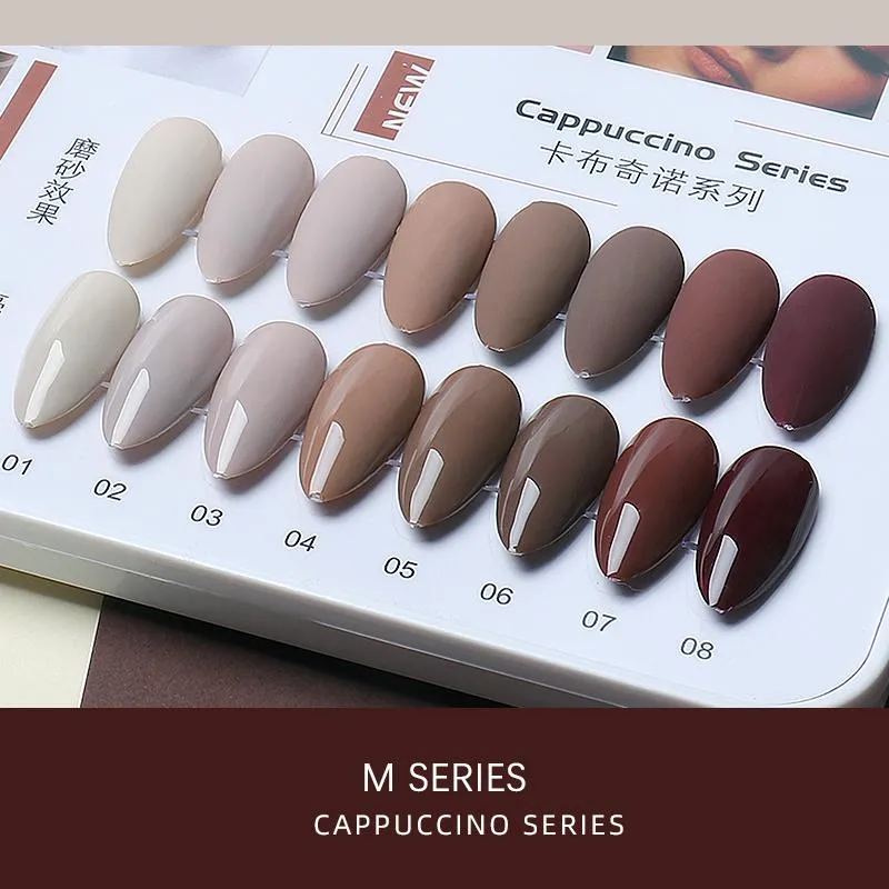 NXY Nail Gel Nude Polish For Manicures Brown Coffee Chocolate Color Soak  Off Uv Varnish Winter Art Design 0328 From Semenlockring, $6.79 | DHgate.Com