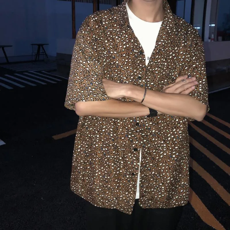 Camicia leopardata uomo deals