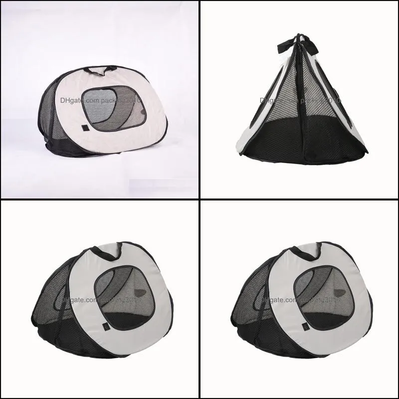Auto -stoel ERS Leveringen Home Gardenpet Carrier Pet Portable Travel Bag Dog Mesh Backpack (Khaki) Drop Delivery 2021 VJH2M