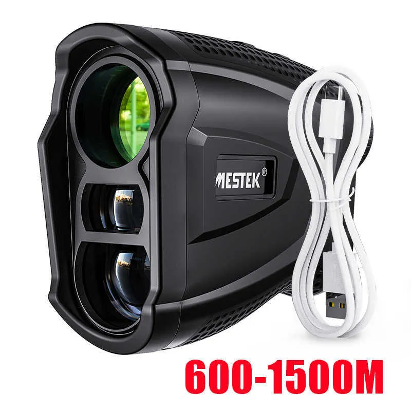 Mestek 600M YD Golf Laser Rangefinder Golf Rangefinder Cinta métrica Medidor de distancia Medidor láser Golf Rangefinder para caza 210719