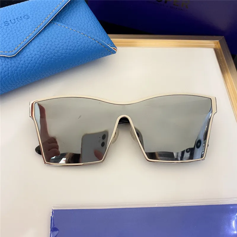 SUPER SUNG SS061 SUNGLASSES for Men Women Summer Style Anti-ultraviolet Retro Plate Full Frame Random Box