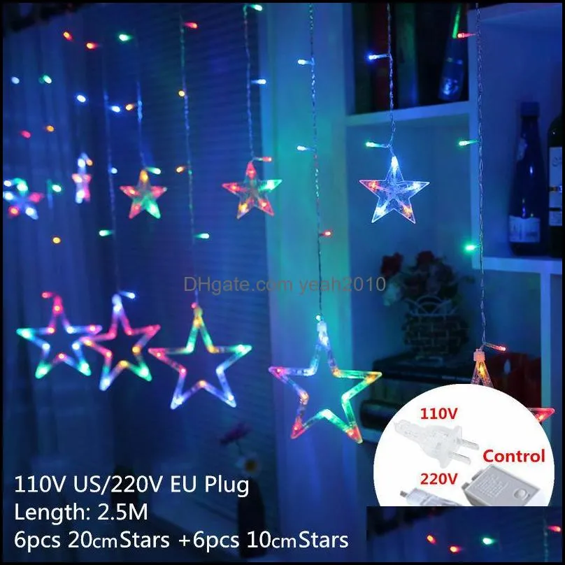 Christmas Decorations Led Curtain Light Strings For Home Ornaments Year Decor Garland Kerst Decoratie.