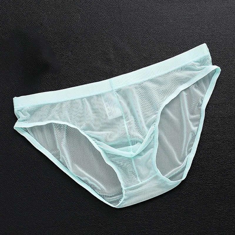 Underpants Transparent Brief Man Tulle Netting Underwear Breathable ...