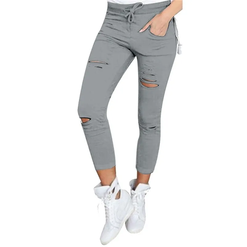 Women Pants Black High Waist Plus Size Harem Causal Elastic Pencil Cotton Trousers Harajuku Casual Joggers 210514