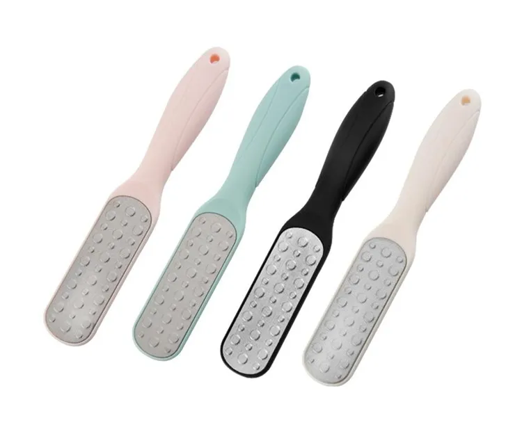 Stainless steel Treatment file foot rub plate care Foots Rasp repair-foot double sided brush T10I86