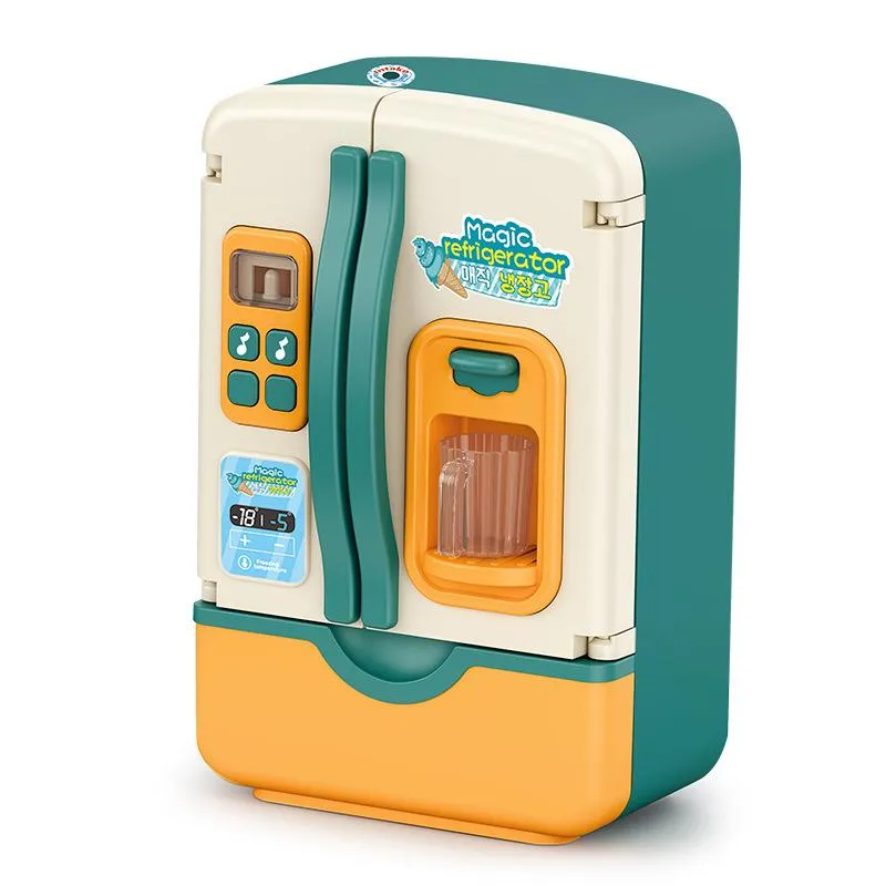 Double Door Rechargeable Fridge Toy For Kids Perfect For Role Play And Contact Spray Ideal Mini Refrigerator For Home From Seventoys29 39.2 DHgate.Com