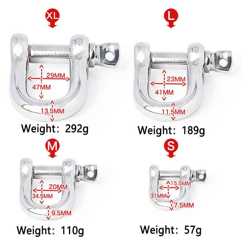 NXY Cockrings BDSM Delay Ejaculation Ball Stretcher Male Cock Penis Ring Lock CBT Scrotum Pendant Weight Chastity Belt Device Sex Toys For Men 1124