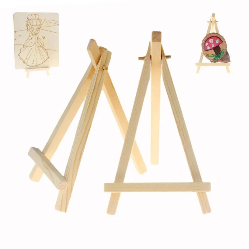 Wooden Mini Easel Stands Table Card Stand holder Small Picture Display Stand for Home Party Wedding Decoration DH9635