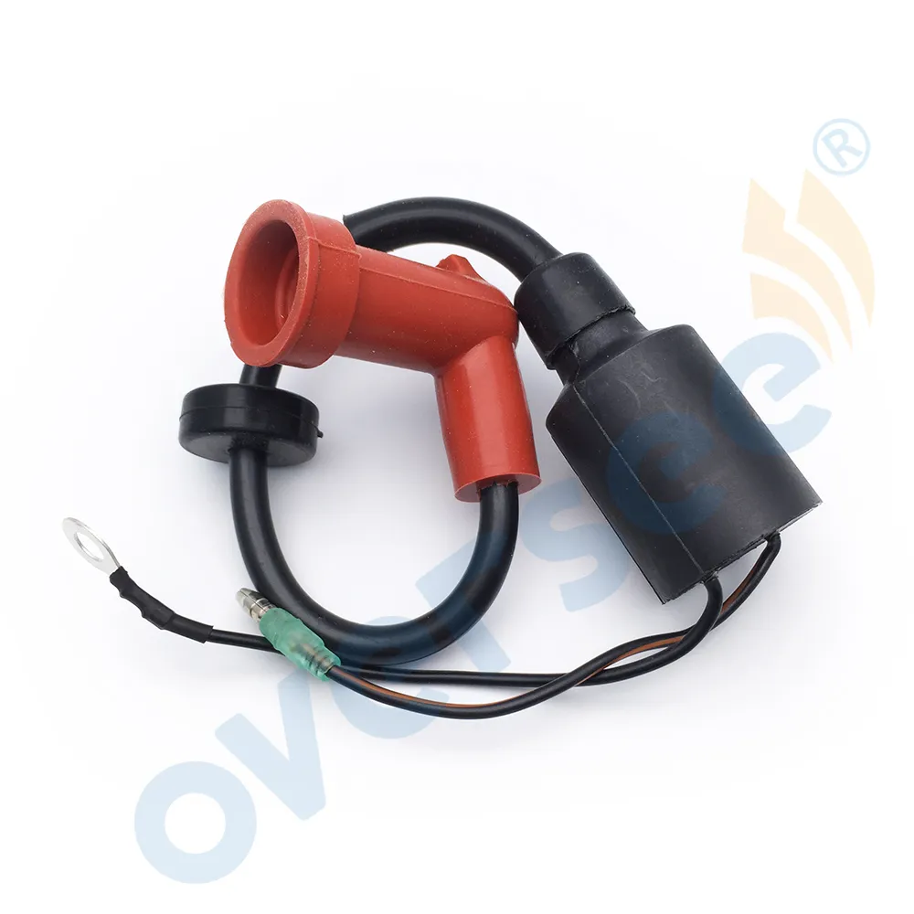 Overziende ontstekingsboil Assy 63V-85570-00 Vervangingsonderdelen voor Yamaha buitenboordmotor PARSUN 9.9HP 15HP 15 9.9 E 2 Slagen Nieuwe Type Motor met Plug GLB