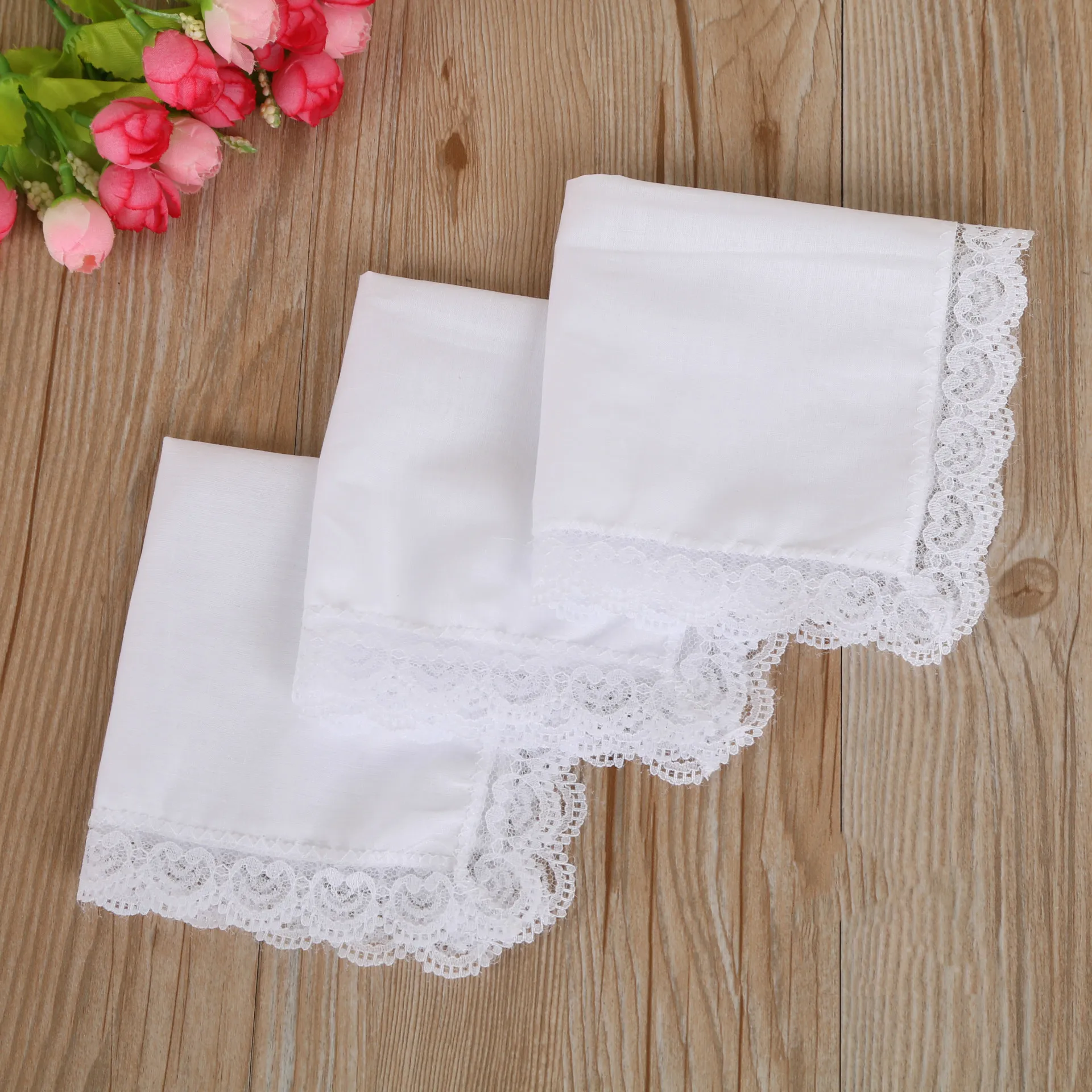 12PCS DIY handmade graffiti cotton handkerchief fashion designer white cloth 25*25cm napkins woman wedding gifts for wedding's decoration cloth napkin