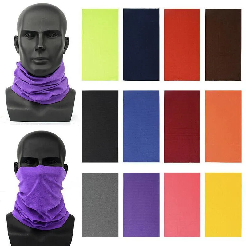 Outdoor Sports Cycling Protective Mask Party Decoration Neck Gaiter Biker`s Tube Bandana Scarf Magic Head Face