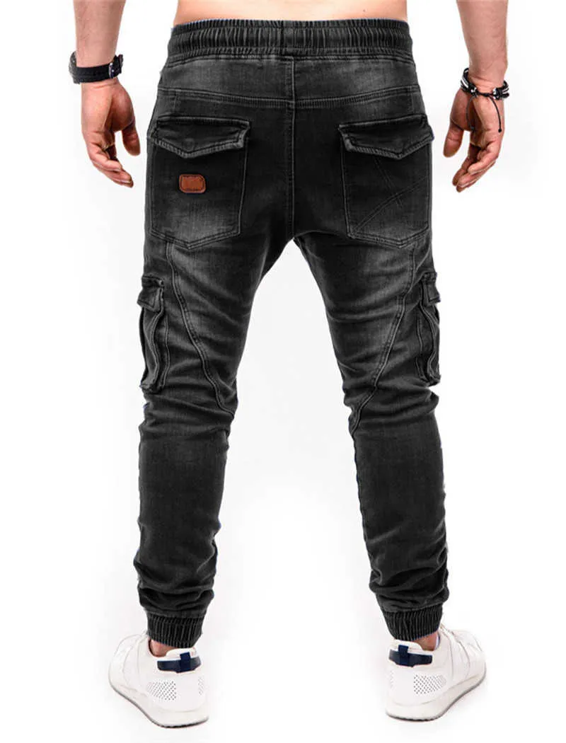 Cintura Elástica Jeans Hombre Amazon Mezclilla Pantalones Con ElÃ