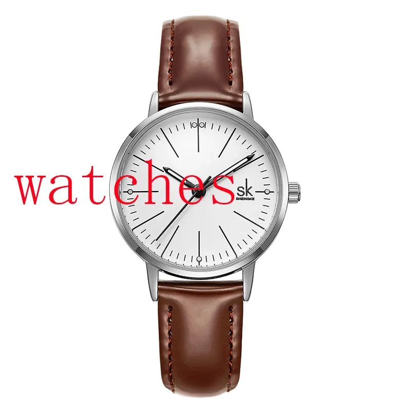 2022Nieuwe Shengke Paar Horloge Mannen Dames Horloges Simple Quartz Reloj Hoge Kwaliteit Relogio Masculino Business Clock Unisex Lover Watch Saat