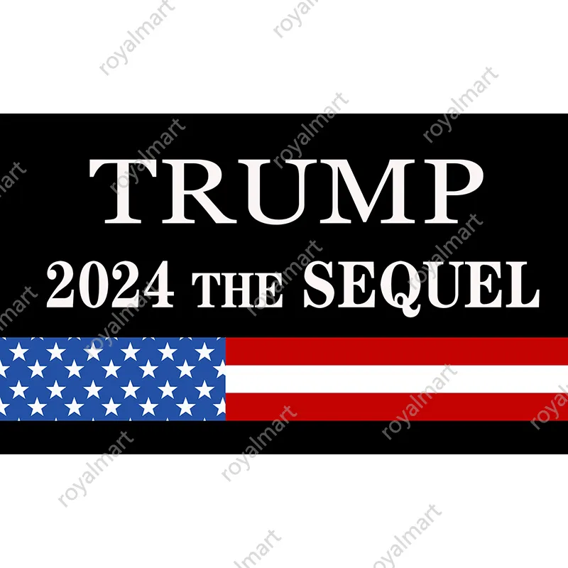 Bannière de campagne Trump personnalisée 3x5 pieds, drapeaux pour élections américaines de 2024, drapeau Keep America Back, livraison rapide