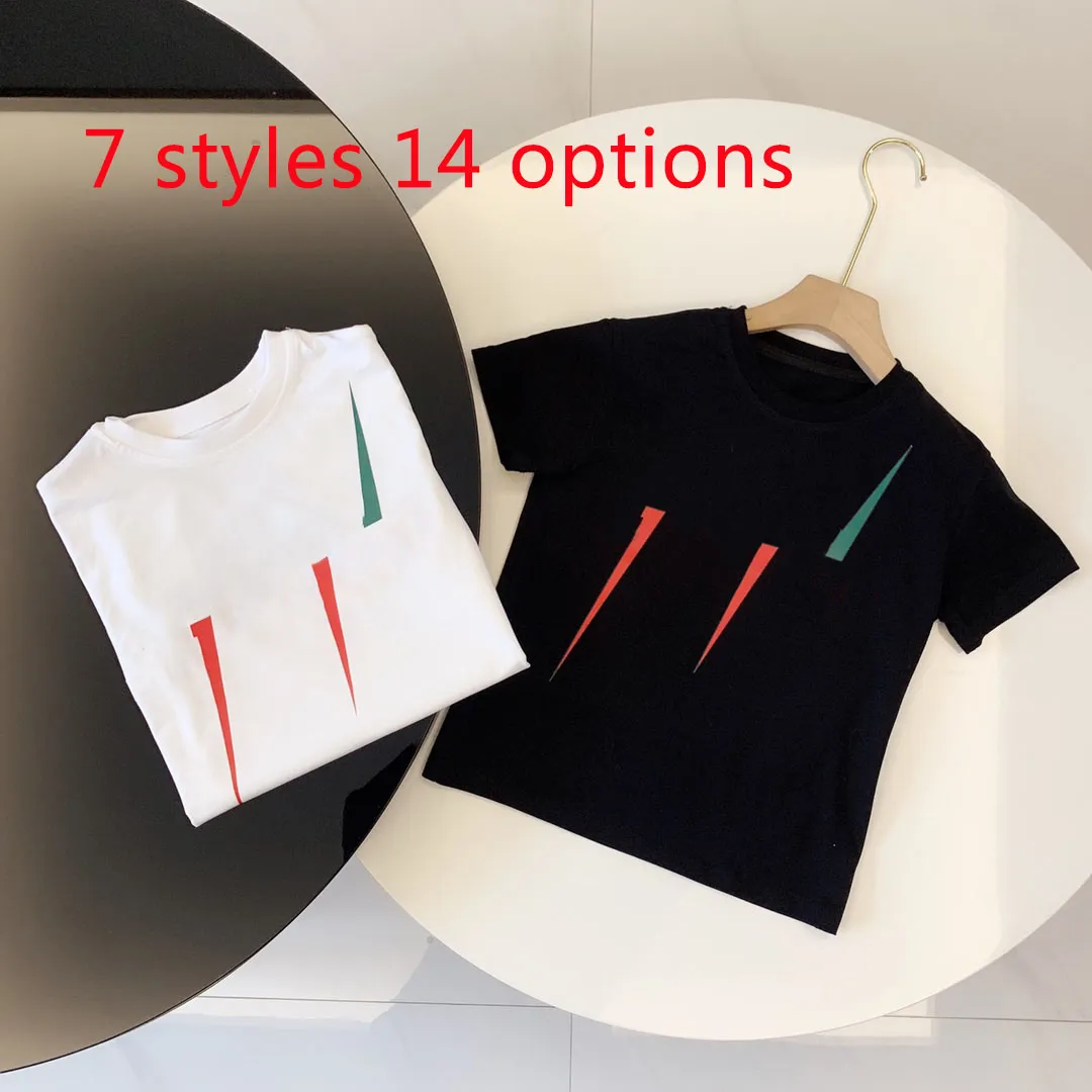 Bambini Abiti da abbinare alla famiglia Magliette Top Magliette Lettere Abbigliamento Ragazza T-shirt Moda Comodo Casual Bambino Ragazzo Bambino 14 Stili Vestiti Estate