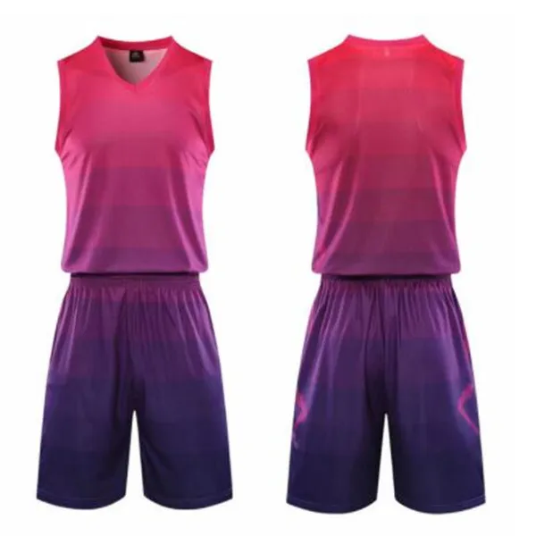 Maillots de basket-ball personnalisés bon marché pour hommes, chemises de sport d'extérieur confortables et respirantes, maillot d'entraînement d'équipe 071