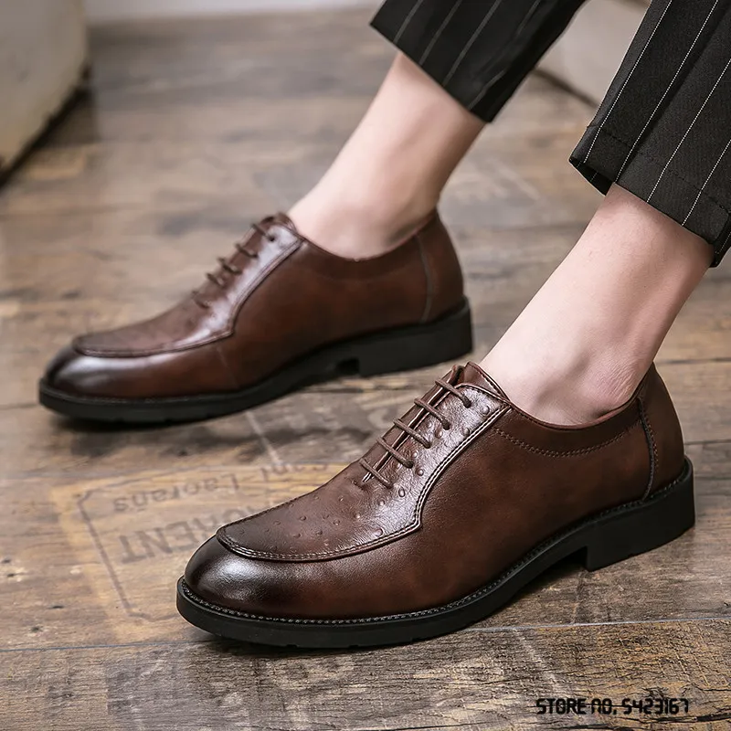 Nouveau noir marron à lacets mélanger les couleurs Oxford chaussures hommes décontracté mocassins robe formelle chaussures Sapatos Tenis Masculino