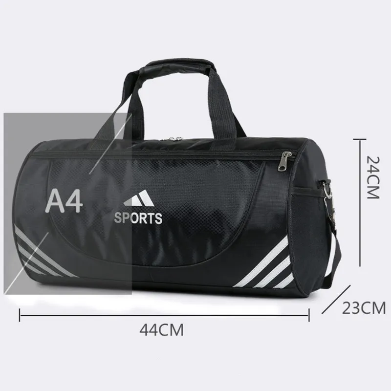 Men Women Dry Wet Gym Bag Fashion Fitness Training Bag Man Waterproof Travel Beach Handbags Overnight Bag Sac De Sport Femme 22021212y