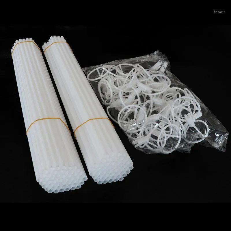 Party Decoration 50pcs 40cm Wedding Birthday Foil Balloons Holder Sticks PVC Rods With Cup Decorations Accessories Supplies