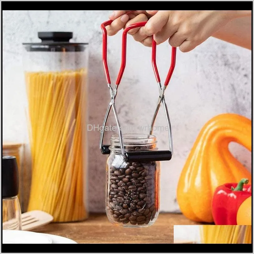 stainless steel steamer canning rack and tongs with handles for regular mouth or stand pressure cooker removal bag clips
