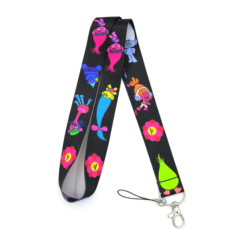 Corpse Bride Fashion Women Card Holder Lanyard Colorful