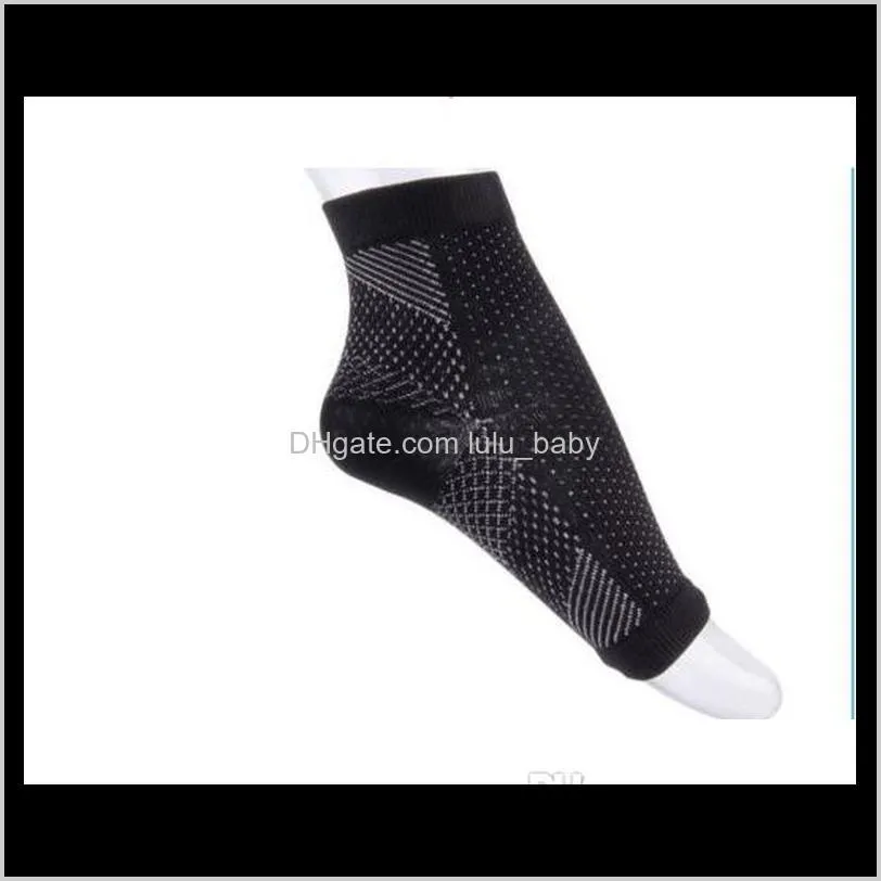 foot angel anti fatigue compression foot sleeve socks s/m l/xl men women running cycle basketball sports outdoor