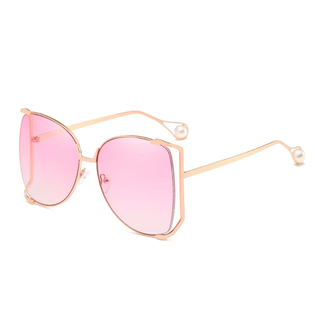 サングラス Bally Sunglasses BY0103H 28T Pink Oversized l Frame 2024 Steampunk Pink Y2K Silver Futuristic Sunglasses Women
