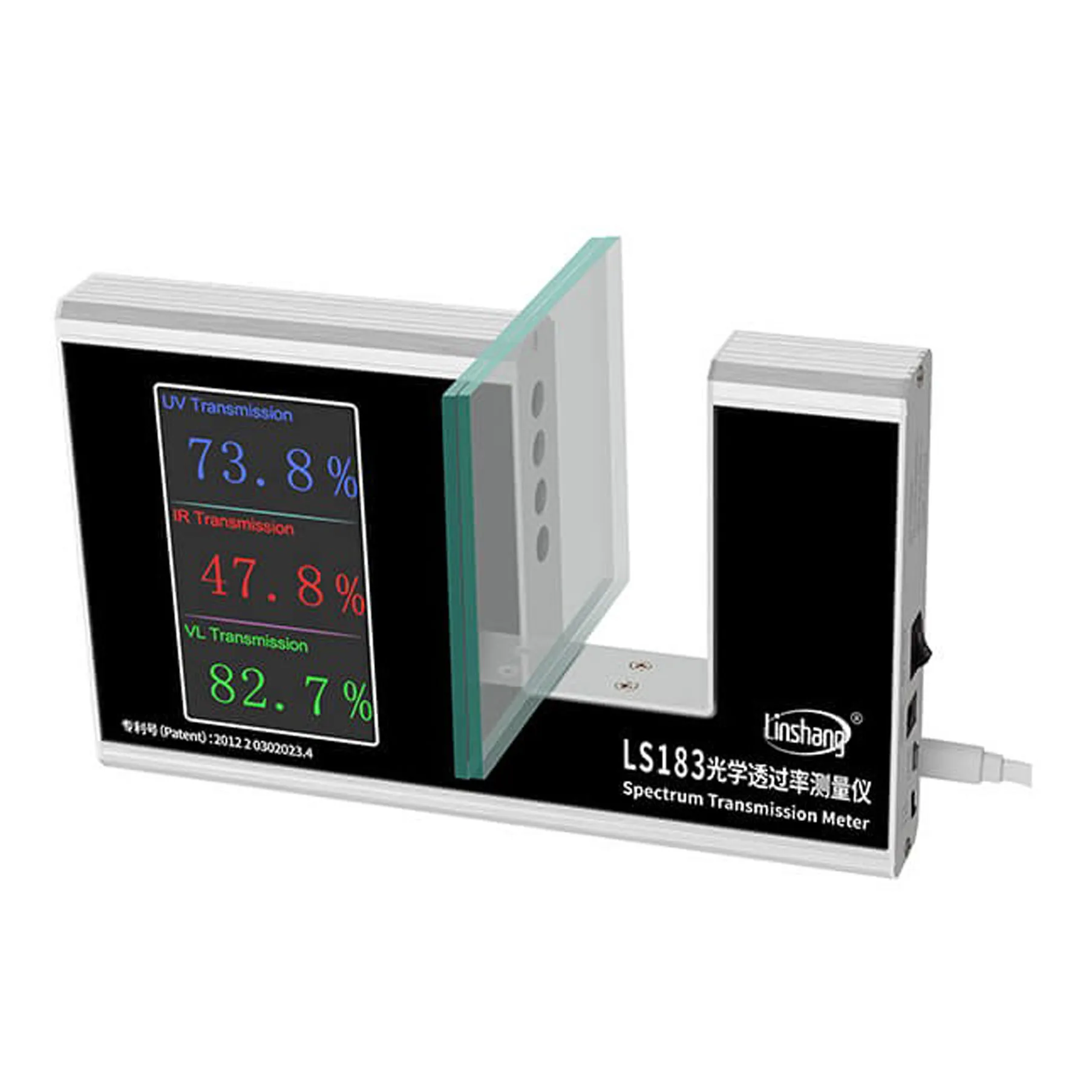 Misuratore di trasmissione dello spettro LS183 Misuratore di trasmissione della luce UV IR VL Tester di trasmissione