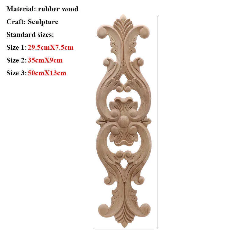 20 Piezas De Apliques De Madera Tallada Para Muebles - Diseño Floral, Tamaño 4x4 Cm, Sin Pintar, Para Decorar Puertas, Armarios, Marcos O Paredes
