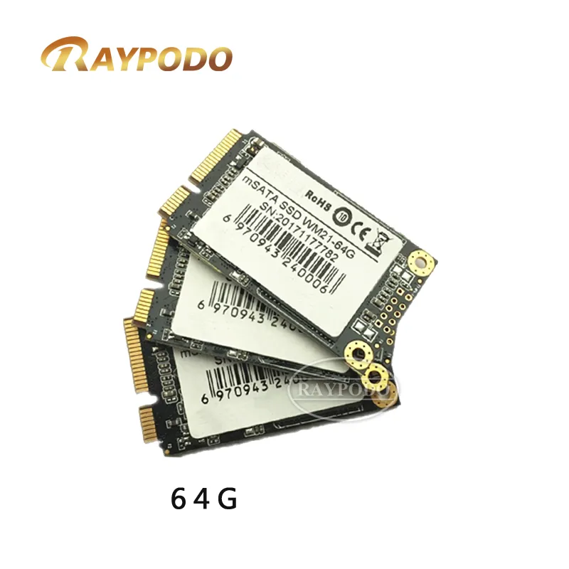 Raypodo MSATA 64GB 128GB 256GB SSD 3D NAND TLC Lalptop Pad Mini PC