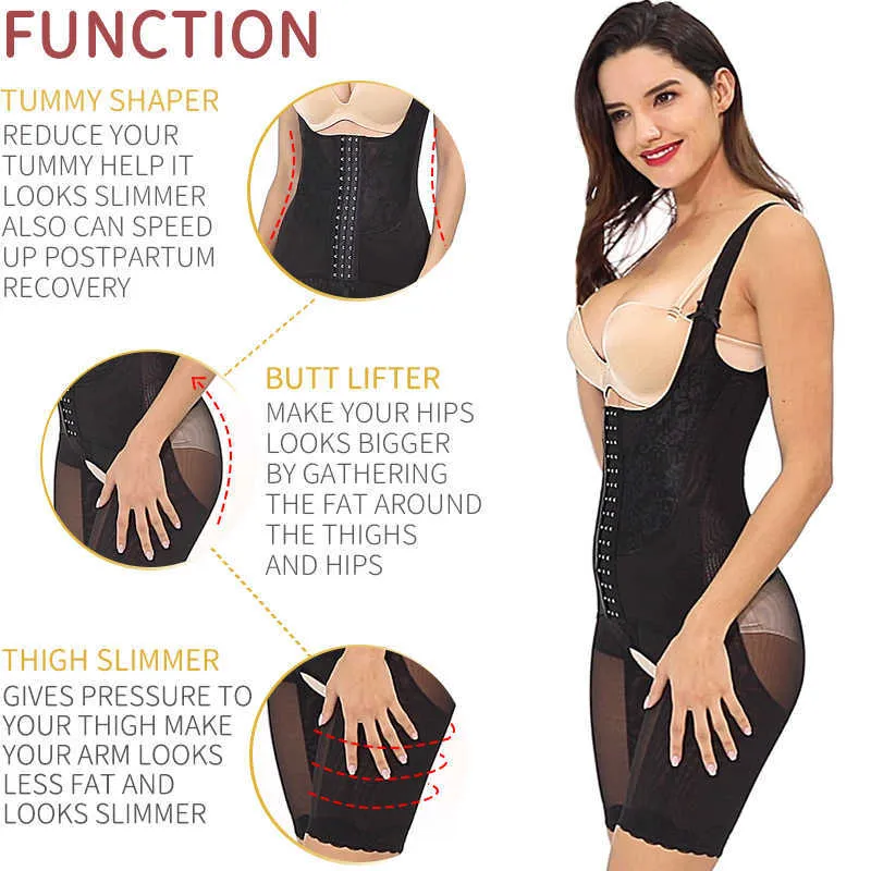 Womens Nylon Full Bodysuit Shapewear Shapewear For Full Body Slimming,  Belly Reduction, And Waist Training With Tummy Control From Glass_smoke,  $40.05