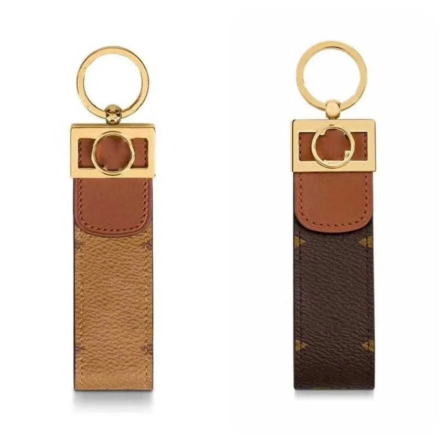 Dragonne Luxury Leather Keychain With Gold Plated Buckle For Men And Women  Portachiavi Charm Car Leather Keyring From Lyjewelry, $4.83