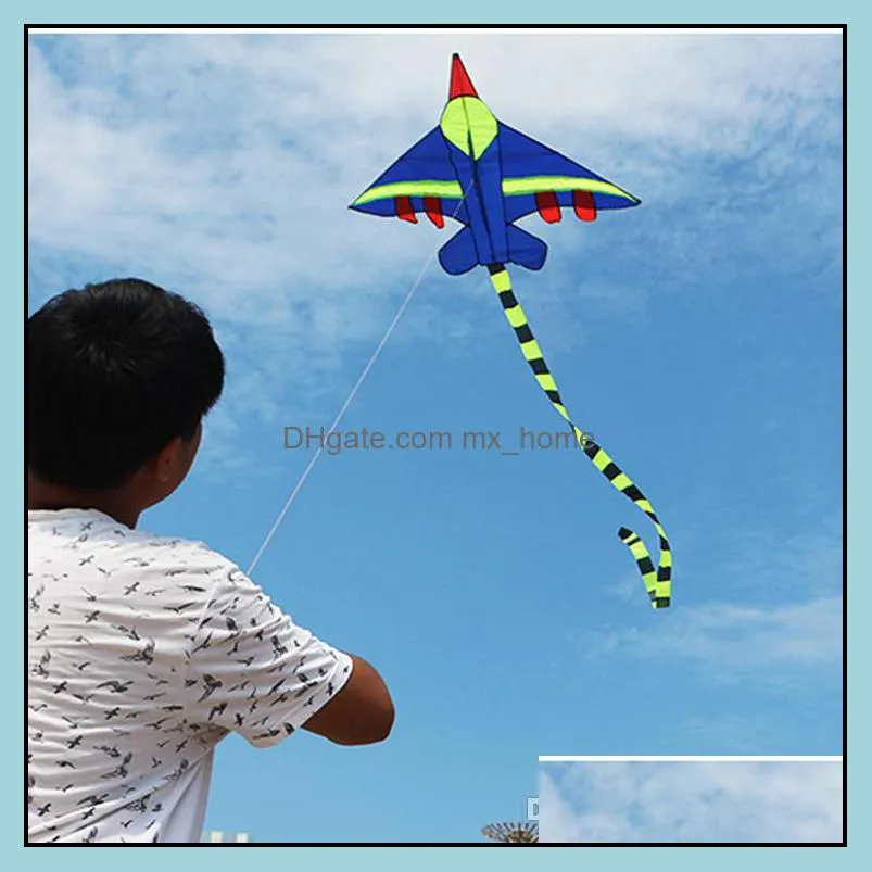 Funny Sports Flying Kite Airplane Shape Kites Outdoor Flying Toys With Handle And Line For Kids Gift Kite For Children Kids