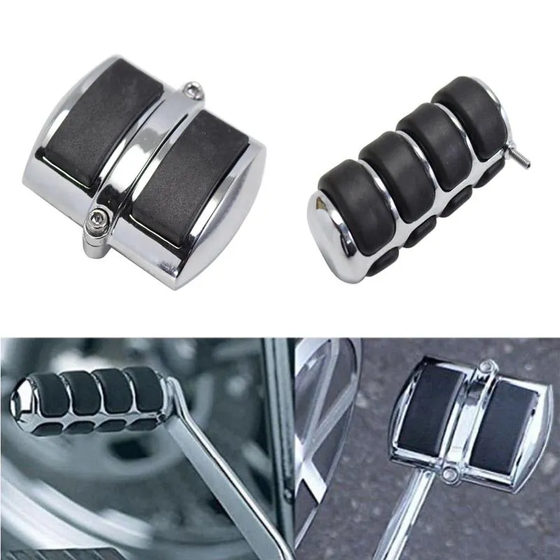 Pedały Motocykl Chrome Gear SHIFT Dźwignia PEG Hamulec Pedal Cover dla V-Star XVS 650 Classic 950 1100 1300