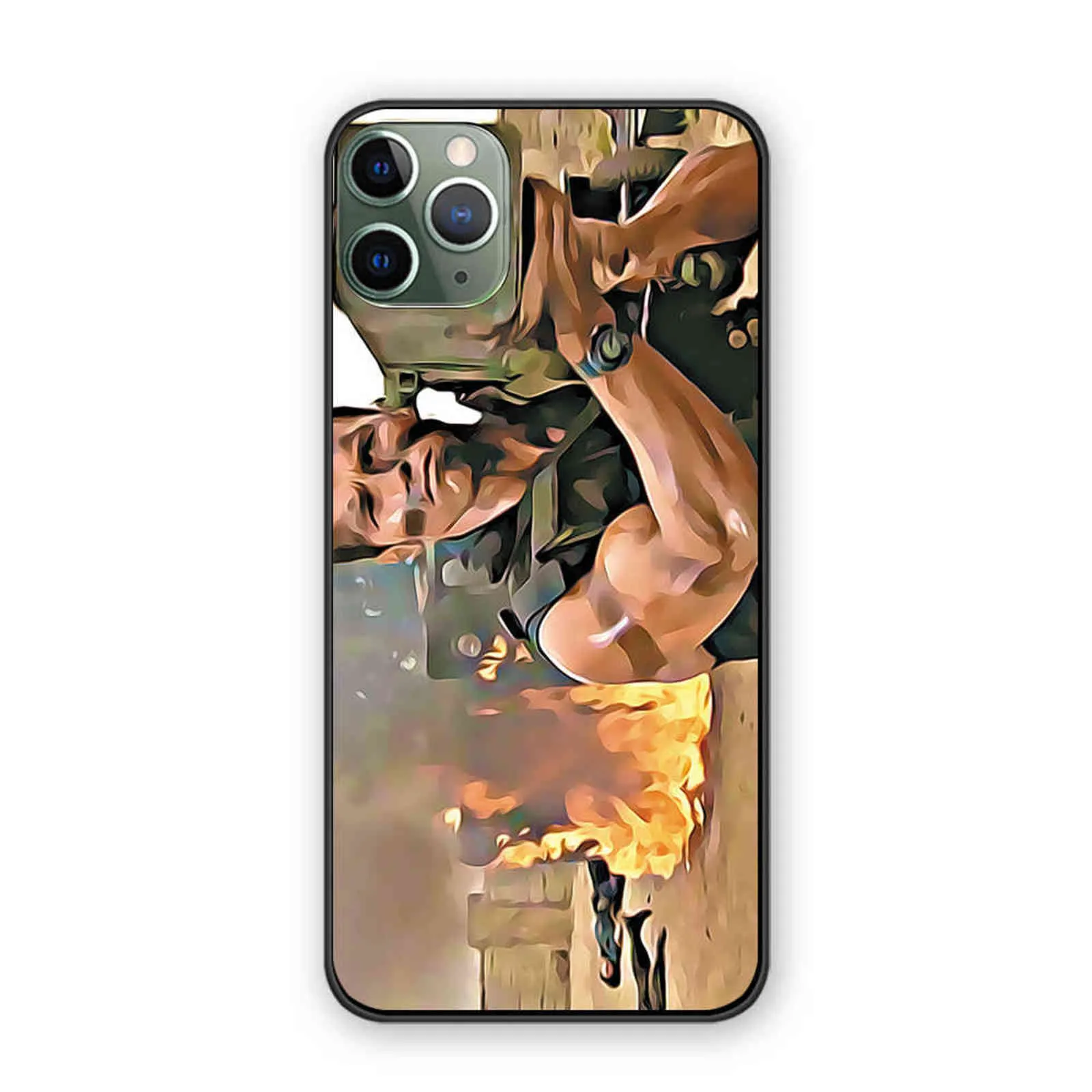 Арнольд Шварценеггер фильм Commando 1985 плакат задняя крышка чехол для  Apple iphone 11 12 13 mini Pro Max силиконовый чехол для телефона из ТПУ  H1120