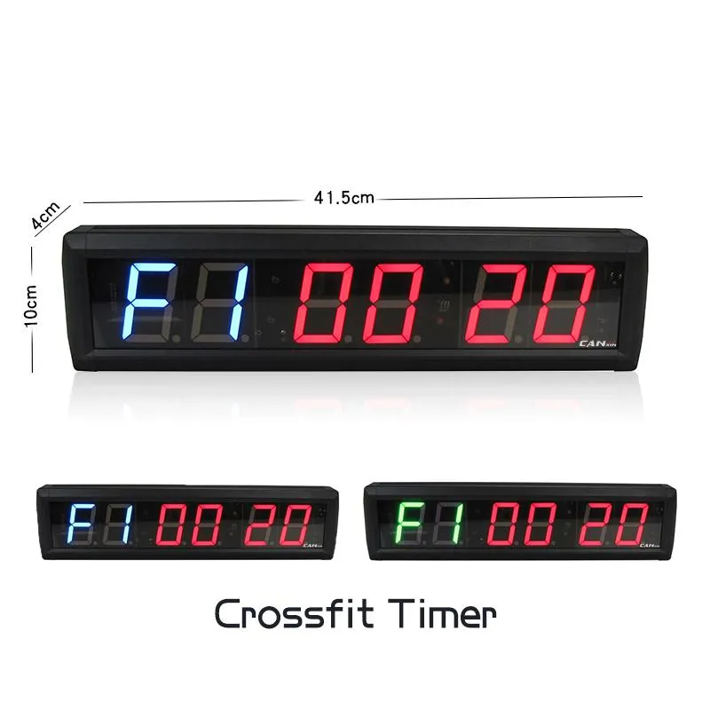 Ganxin Gym Crossfit Interval Interval Timer With Stopwatch Tabata FGB Hiit Mma OM Modes 2.3 Inches 6 Digits From Abbybellee 128.64 DHgate.Com