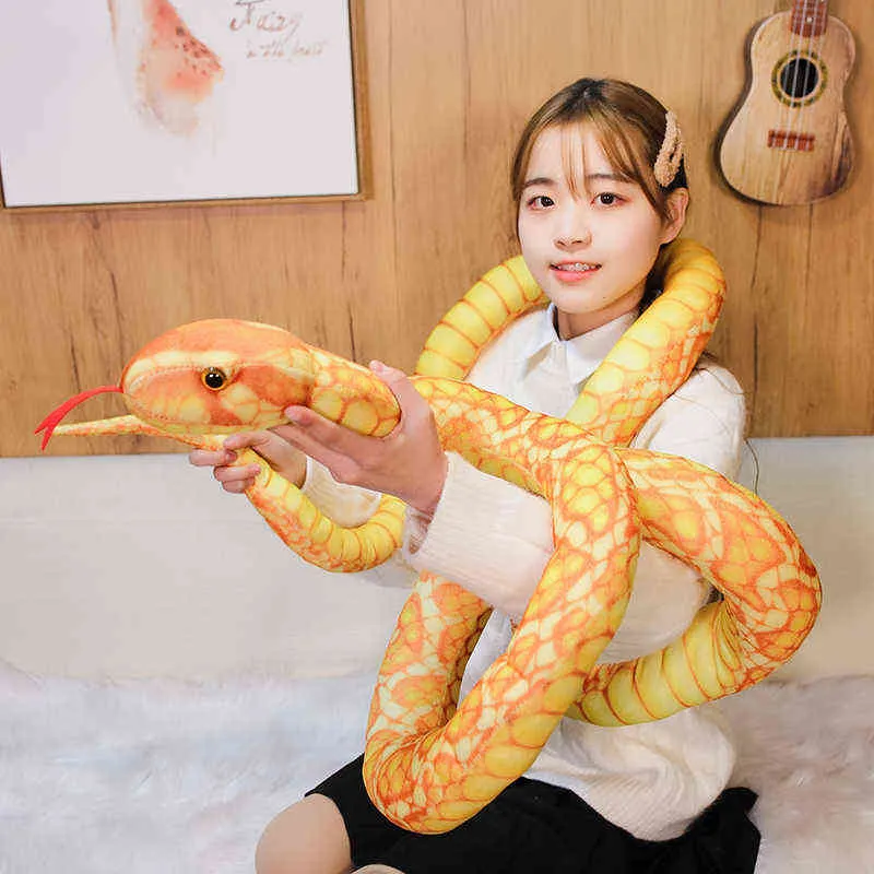 Ahorra a lo Grande en Compras al por Mayor de Cobra Cobra Plush Toy Snake  85 300cm Animal De Peluche Realista Para Niños, Decoración Del Hogar,  Regalo